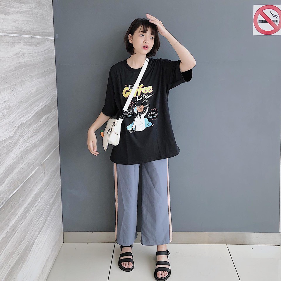 Áo Thun Coffee unisex hình thật