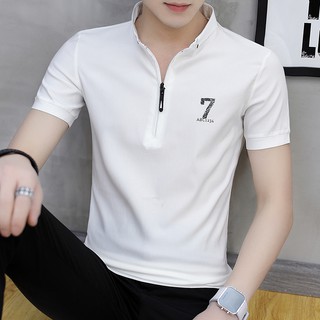 [Order QC]Áo thun cổ tàu khóa kéo chất đẹp tôn dáng -Q244