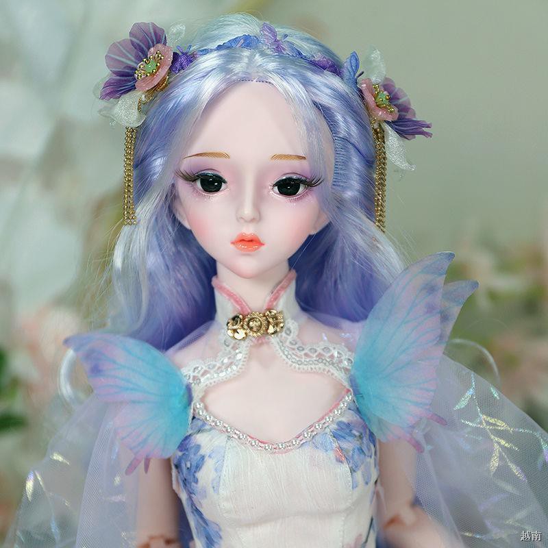 ◘De Bisheng 60cm Princess doll bjd girl toy Truyện cổ tích giấc mơ lớn Quà tặng sinh nhật búp bê có khớp nối