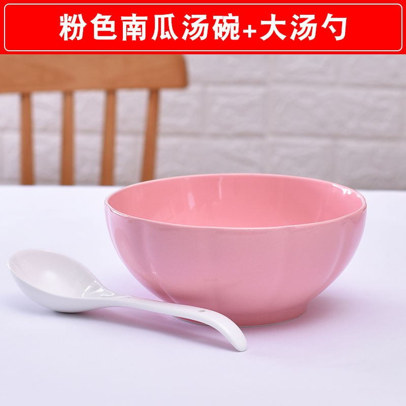 Tô Sứ Cỡ Lớn 8 Inch Hình Quả Bí Ngô Xinh Xắn