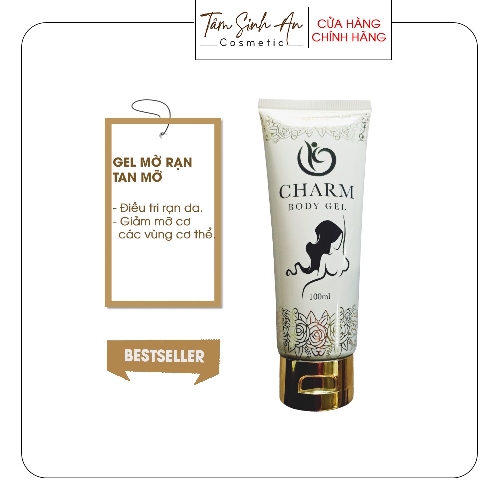 Kem Mờ Rạn Da - Tan Mỡ Bụng, Mông, Ngực, Đùi, Eo, Tay, Chân Sau Sinh Charm Body Gel - Vòng eo 56- Tâm Sinh An Cosmetic