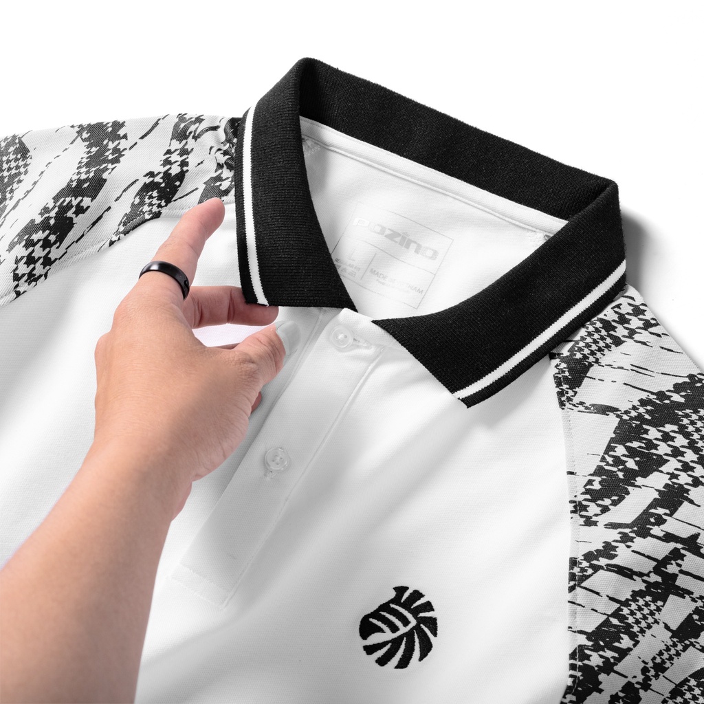 Áo Thun Polo Nam KSM Menswear Tay Draplang  Rằn Ri Camo có cổ bẻ vải Cotton dày mịn đẹp PL714