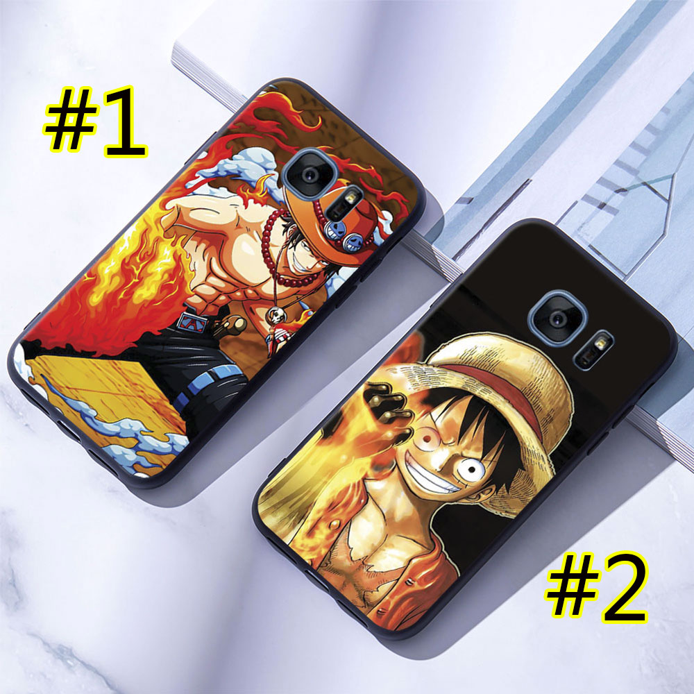 Ốp Điện Thoại MềmSamsung Galaxy S7 Edge S8 S9 Plus One Piece Luffy, Ace, Sabo