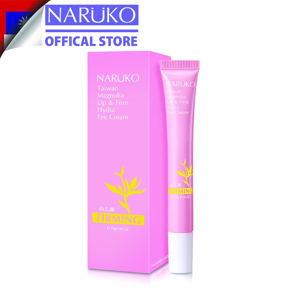 Kem dưỡng vùng mắt Naruko Taiwan Magnolia Brightening and Firming Vitamin K Eye Cream EX 15g 