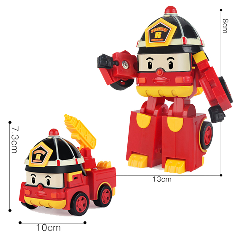 Đồ chơi robot Polly biến hình đội cứu hỏa và xe cảnh sát