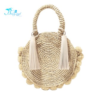 Túi cói đeo chéo phong cách cổ điển thanh lịch dành cho nữ