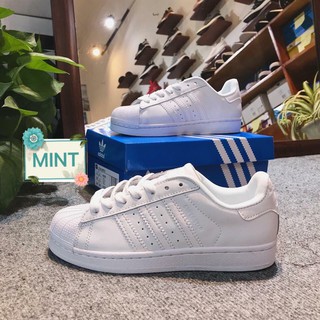 𝗠𝗶𝗻𝘁𝗦𝘁𝗼𝗿𝗲🦋Giày Sneaker Super Star Full Trắng