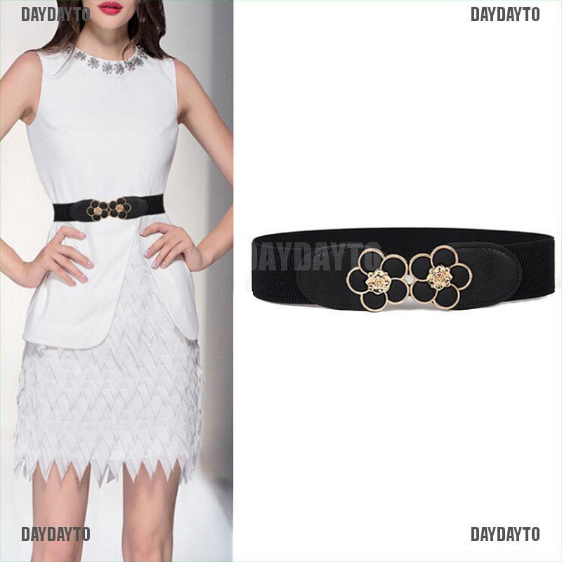 Thắt Lưng Co Giãn Bản Rộng Thanh Lịch Cho Nữ Mặc Đầm