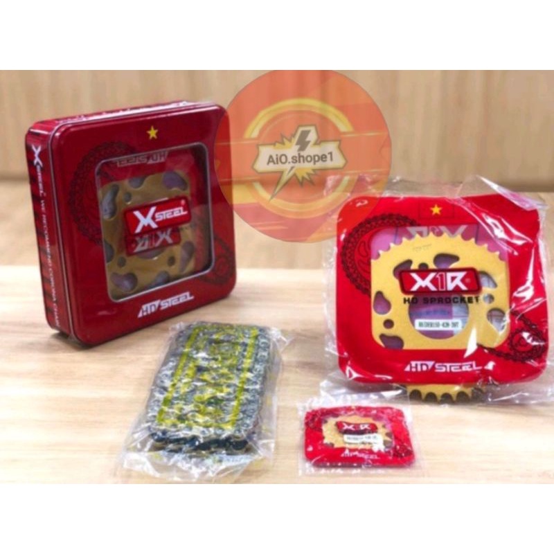 Nhông Sên Dĩa X Steel Chính Hãng X1r ( Exciter150 , Winner ,winner X , Sonic )