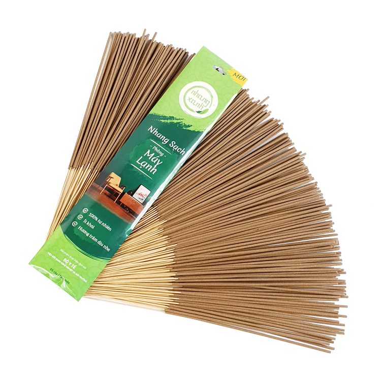 Nhang Xanh Phòng Máy Lạnh Hộp 300gr - Mùi hương dịu nhẹ, ít khói, tự nhiên, không hóa chất độc hại