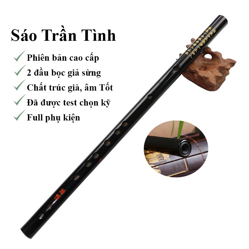 - Dòng sáo trúc nứa bán chạy nhất - Sáo màu đen
