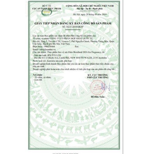 DHA bầu Bioisland, Úc  bổ sung DHA cho phụ nữ sắp mang thai, mẹ bầu và mẹ sau sinh