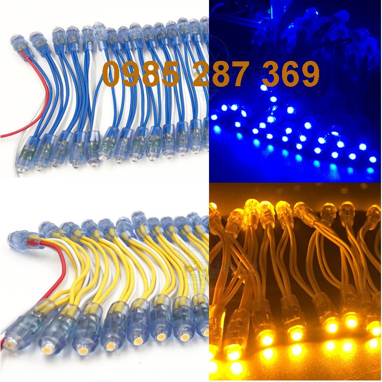 Mua 💥Giá Sỉ💥Led đúc F5 đế 9mm điện áp 5V (12V) các màu chống nước ngoài ...