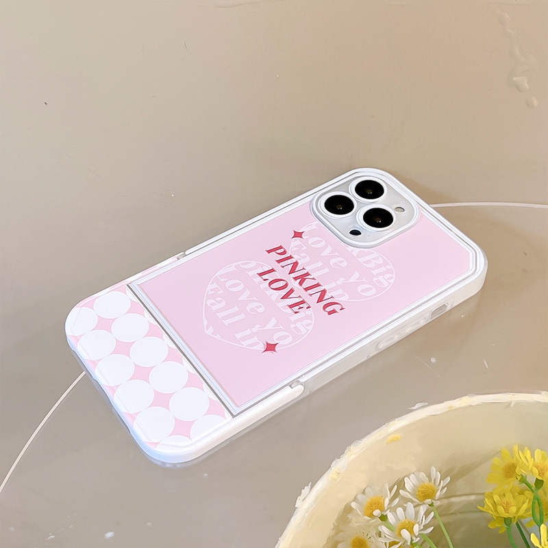 Ốp Điện Thoại Kèm Giá Đỡ Tàng Hình Họa Tiết Hoạt Hình Dễ Thương Cho iphone 14 / 13Pro 12 / xs / 6 / 7 / 8PLUS