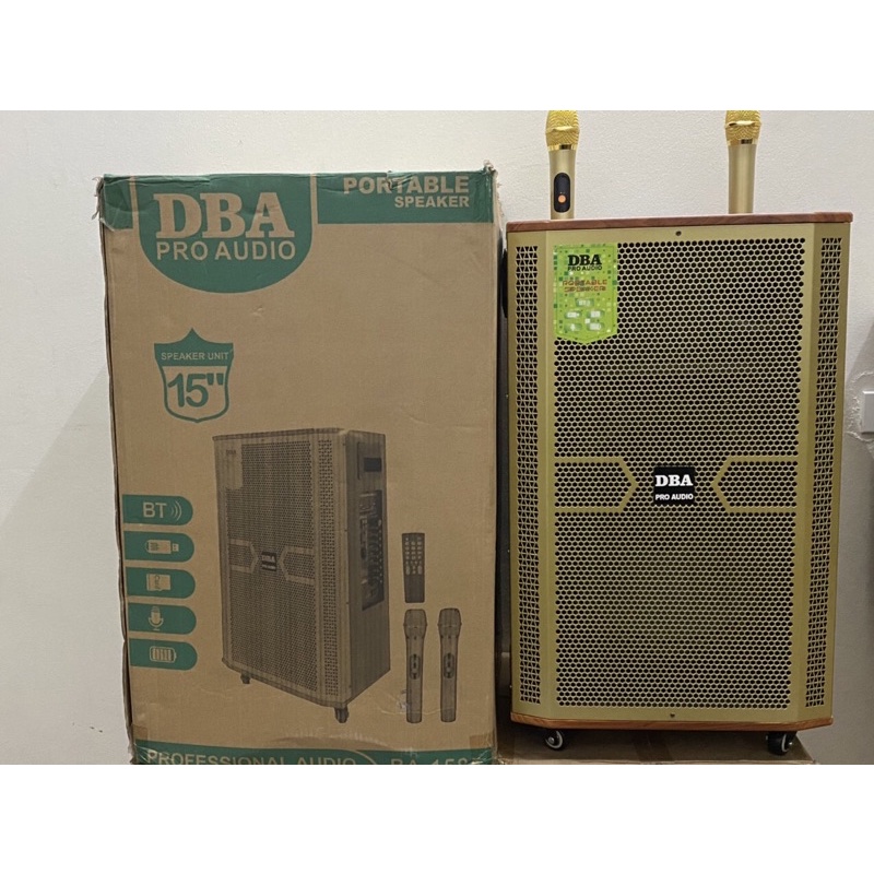 LOA KÉO CAO CẤP DBA 1585 bass40 cực chất tặng kèm 1 bộ pin nạp