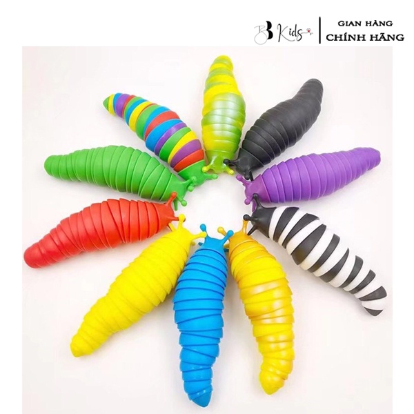 Đồ Chơi Con Sâu Vui Nhộn BB kids Giúp Giảm Stress