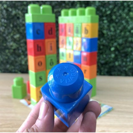 Đồ Chơi Giải Trí Xếp Hình Trí Tuệ Kết Hợp Học Chữ Cái 40 Chi Tiết