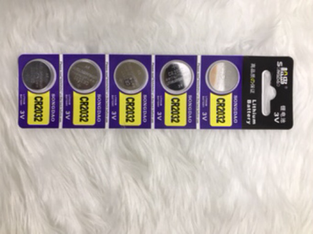 Bán 1 vỉ pin 5 viên 2032 giá 40k