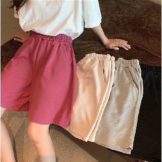 Quần shorts lửng thun nữ mẫu basic dễ mặc