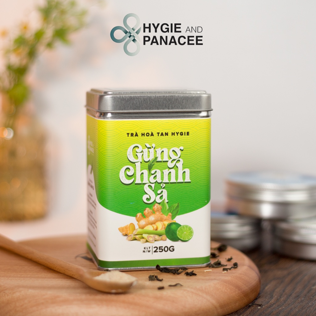 Trà Gừng Chanh Sả Hygie 50g/250g tăng sức đề kháng, detox cơ thể