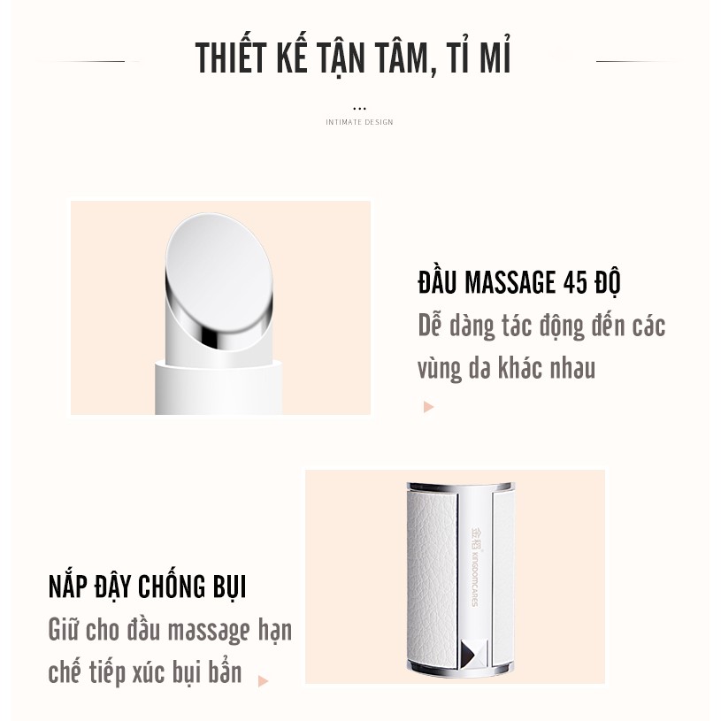 Máy massage đa năng ngăn nếp nhăn mắt/xóa thâm môi/tái tạo collagen Kskin KD992