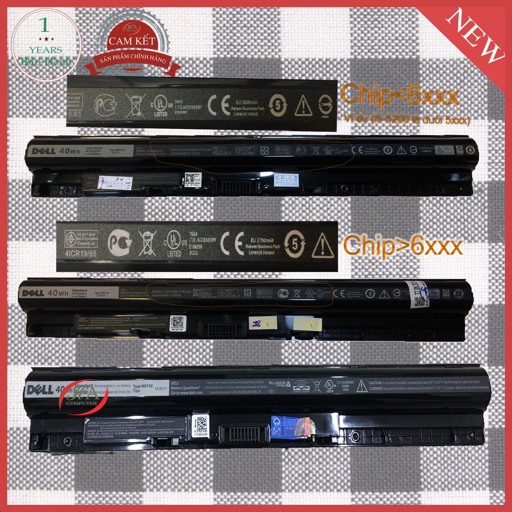 Pin dell Inspiron 15 3576