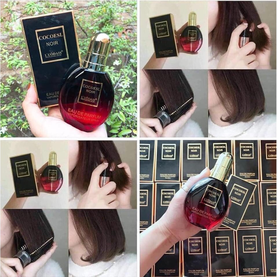 Tinh Dầu Nước Hoa Dưỡng Tóc Cocoesl Noir EDP 80ml Làm Tóc Bóng Mượt Bồng Bềnh