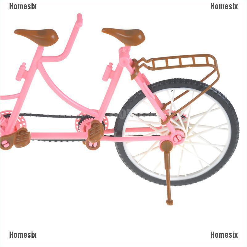 [HoMSI] Tandem Bicycle Bike For Kelly &amp; Ken Doll Outdoor Accessories SUU