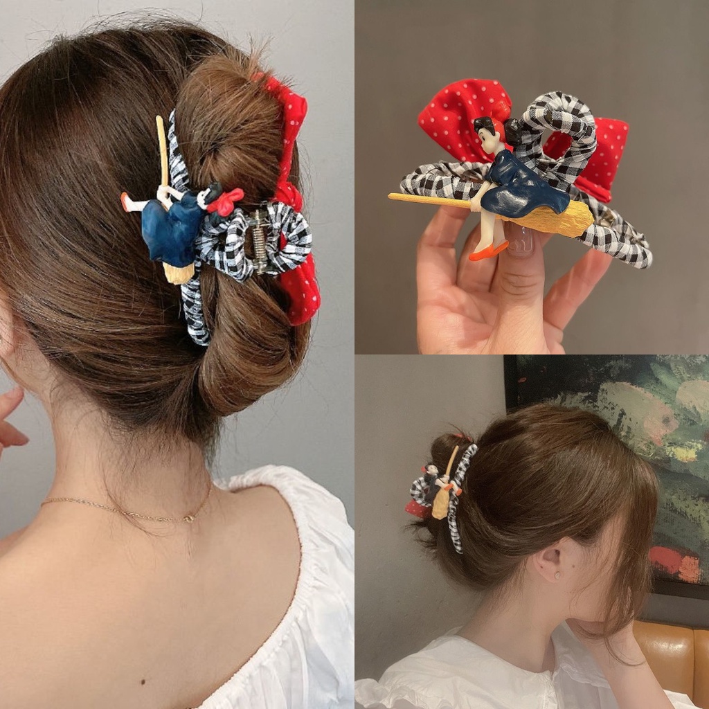 Kẹp Tóc Thiết Kế Hình Hoạt Hình Dễ Thương Ngọt Ngào Phong Cách Nhật Bản Dành Cho Nữ
