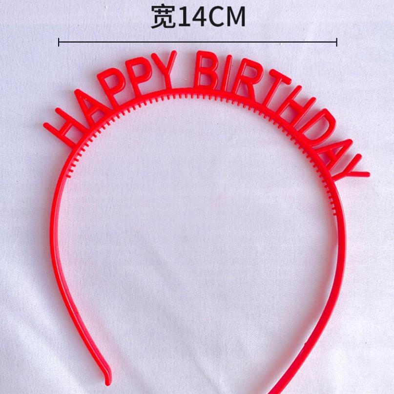 Cài tóc đính chữ happy birthday độc đáo thời trang cho nữ