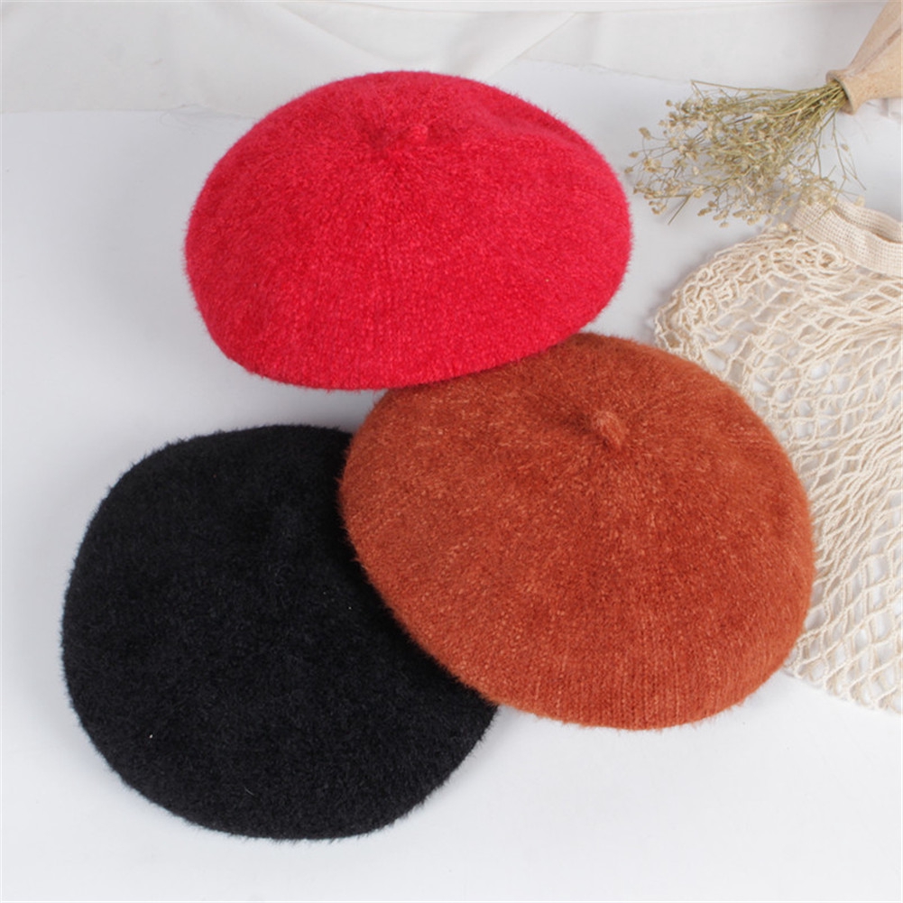 Nón beret thời trang thu đông dành cho bé gái 2 - 8 tuổi