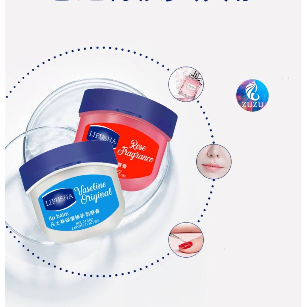 Dưỡng Môi Vaseline Lip Therapy 7g (Dạng Hũ)