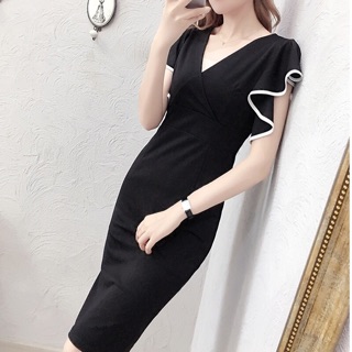 Váy body tay bèo