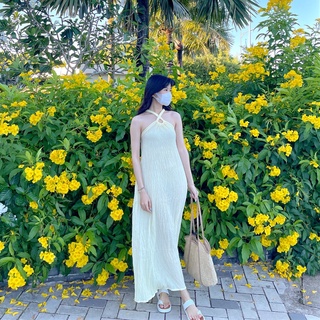 ICHIE.STUDIOS  | JENA Dress - Đầm maxi chéo cổ