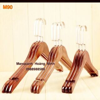 Móc gỗ treo quần áo, móc gỗ cao cấp