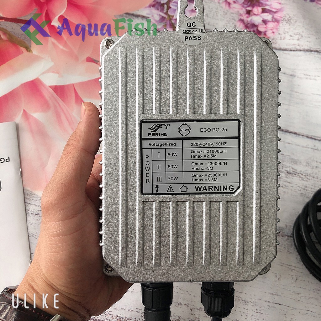 Máy bơm nước hồ cá Koi Periha PG 20 đến PG 60 (siêu tiết kiệm điện, có bảng điều khiển thông minh)
