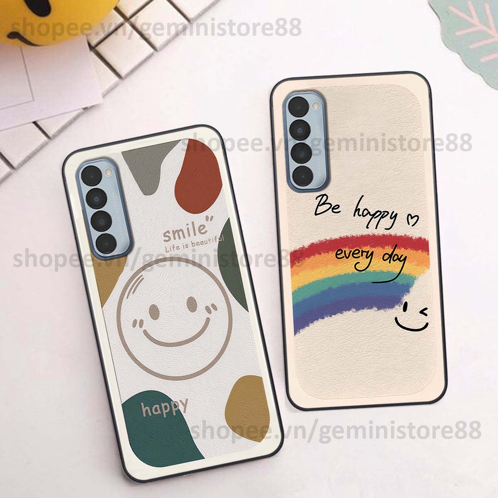 Ốp Oppo Reno4 / Reno4 Pro / Reno 4 in hình cô gái be happy trẻ trung cá tính năng động