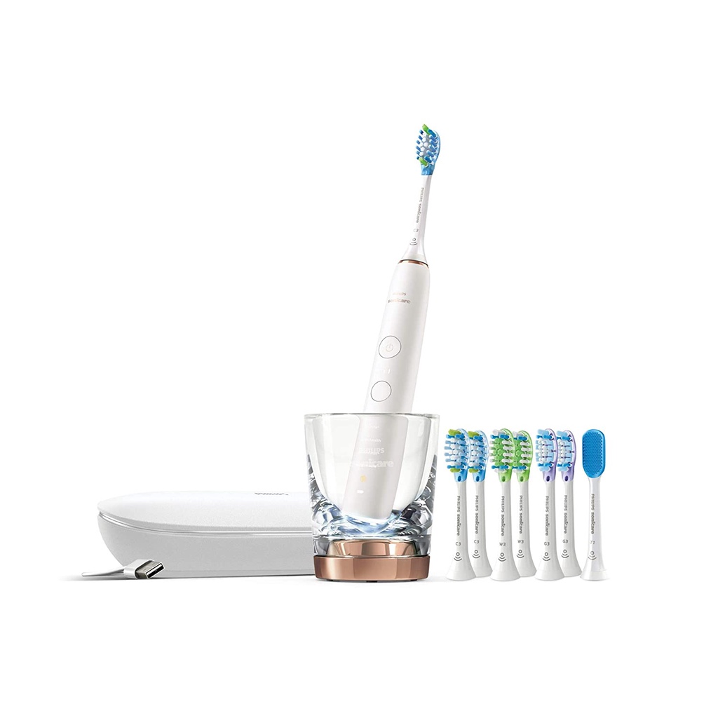 Bàn chải điện Philips Sonicare DiamondClean Smart 9700 9750 LIKE NEW tiết kiệm (hàng Mỹ)