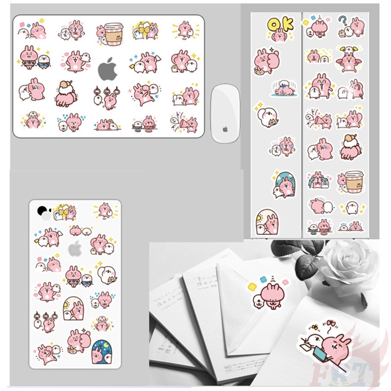 ❉ Piske &amp; Usagi - Kanahei Stickers B ❉ 40Pcs/Set DIY Decals Stickers for Album Diary Laptop Scrapbooks Skateboard