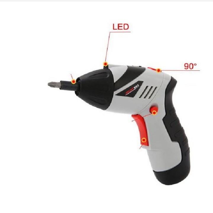 Máy Khoan Và Vặn Ốc Vít Sạc Pin Cầm Tay Mini 45 Chi Tiết