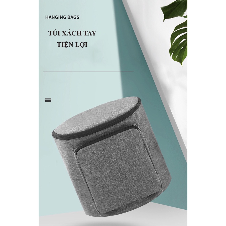 Túi treo xe đẩy cao cấp chống thấm nước 2 ngăn đựng vật dụng cho mẹ và bé