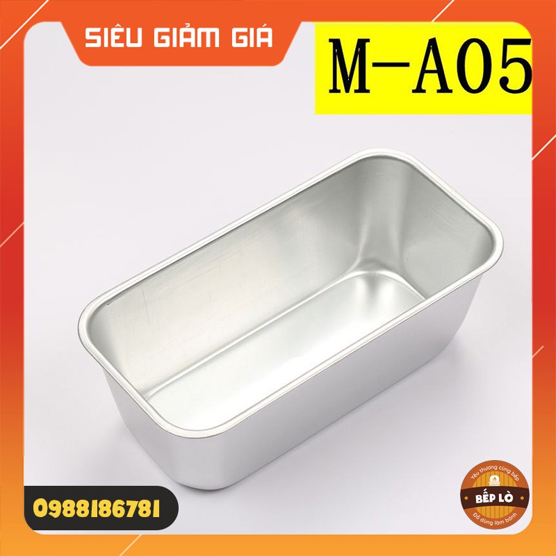 Khuôn nướng bánh mì hình chữ nhật chất lượng giá tốt M-A04, M-A05