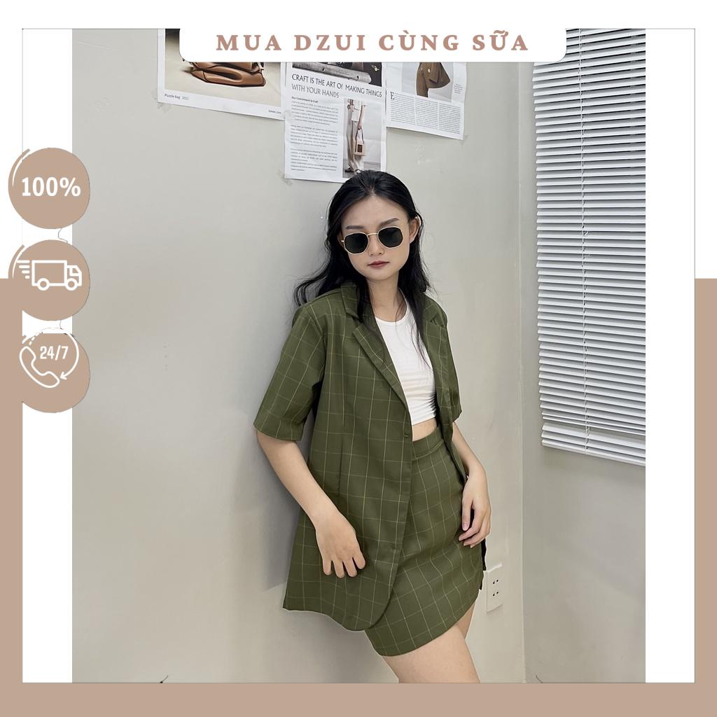 Set vest bé gái sọc xanh nữ tính - hàng thiết kế cho mẹ & bé  s-88