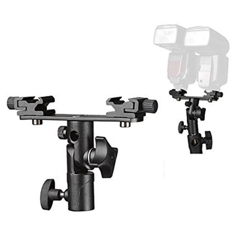 Bộ Chuyển Đổi Giá Đỡ Đôi Ốc Vít Cho Đèn Flash Máy Ảnh DSLR