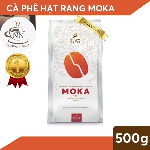 Cà Phê Moka Hạt Rang Xay Cao Cấp HONEE COFFEE 500g - NGON NGON CÀ PHÊ