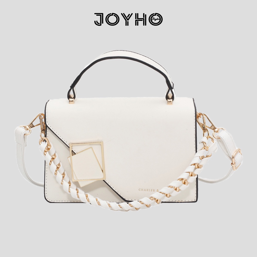 Túi xách nữ đeo chéo dáng vuông vintage thời trang đơn giản cao cấp sang trọng dây xích đi chơi giá rẻ phong hàn quốc