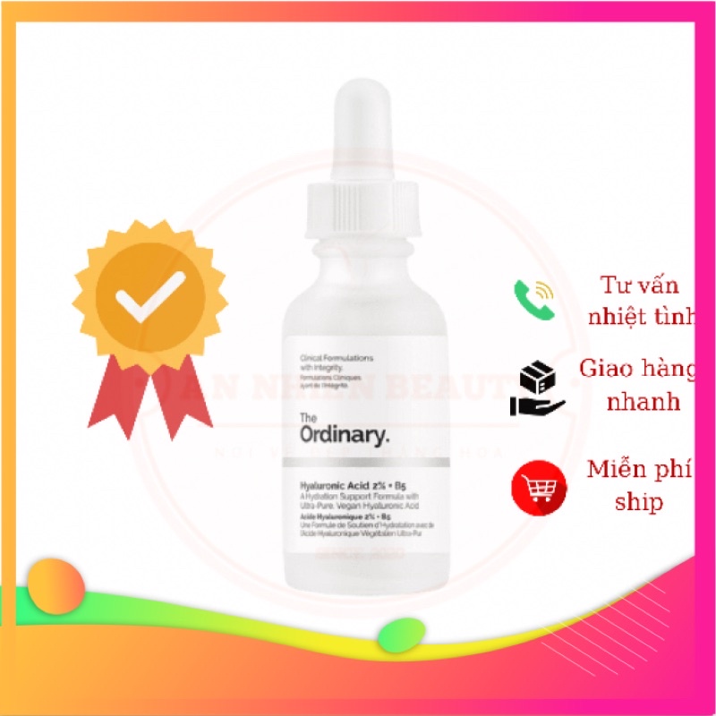 Tinh Chất ⚡FREE SHIP⚡The Ordinary Hyaluronic Acid 2% + B5 30ml Dưỡng Ẩm Chăm Sóc Da