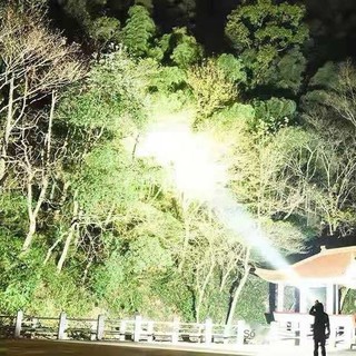 ┋Đèn pha LED chiếu xa ánh sáng mạnh có thể sạc lại của thợ mỏ siêu ngoài trời đánh cá ban đêm gắn đầu