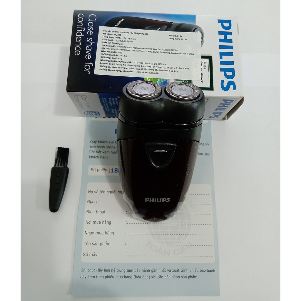 Máy cạo râu du lịch Philips PQ206 nhỏ gọn tiện lợi