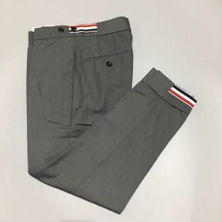  TB - QUẦN ÂU NAM NỮ THOM BROWN ĐEN + XÁM VIỀN LAI GẤU QUẦN RWB ĐỦ TAGS CỜ SAU LƯNG MENSWEAR WOMENSWEAR PANTS 